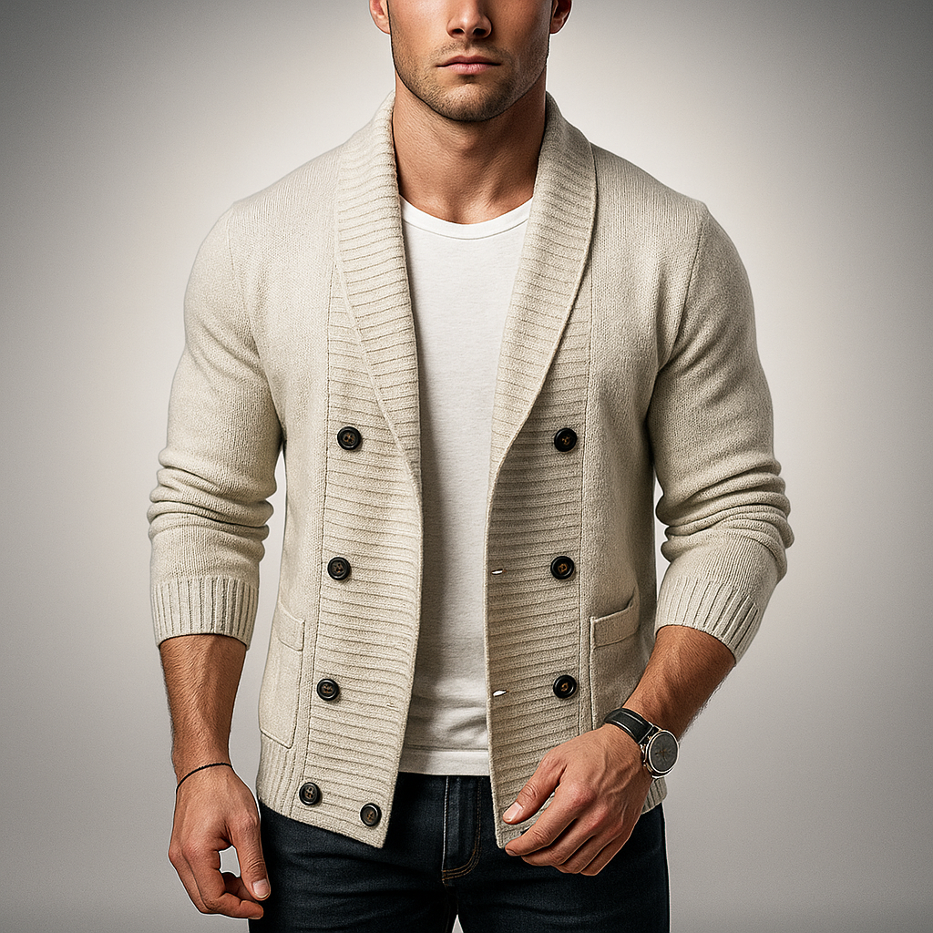 Moreno Double-Breast Cardigan
