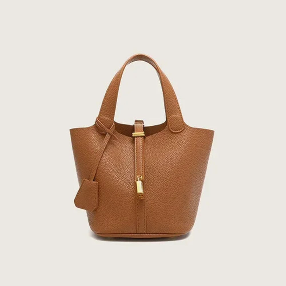 Angelina | Leather Bucket Handbag
