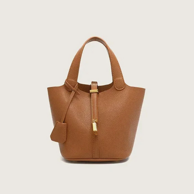 Angelina | Leather Bucket Handbag