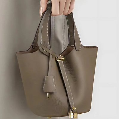 Angelina | Leather Bucket Handbag