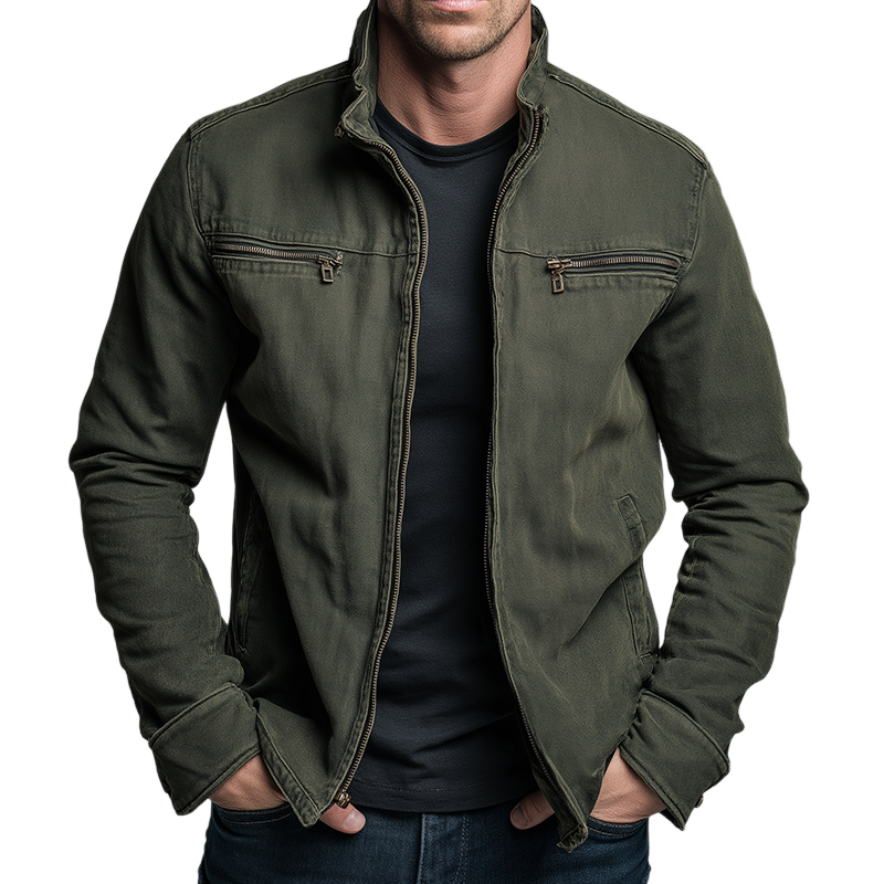 Mayfair Zip Leather Jacket