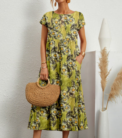 Isabella™ Floral Print Midi Dress