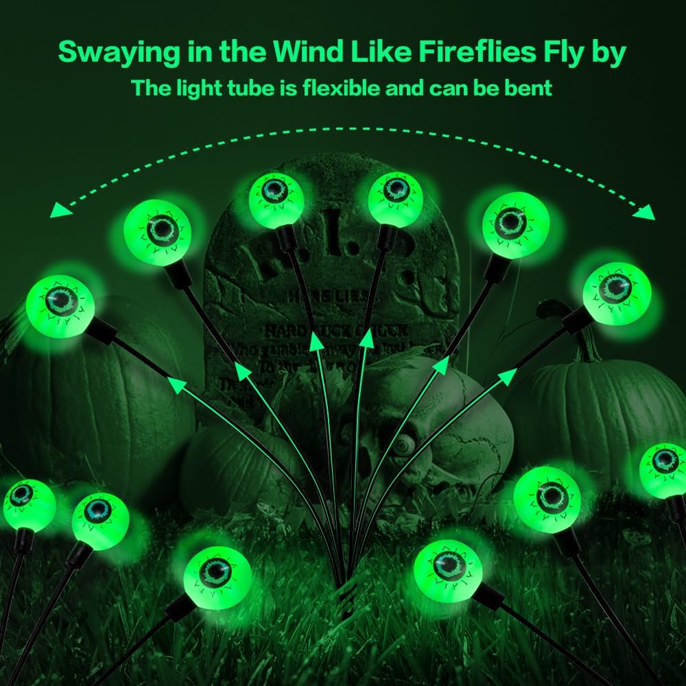 Haunting Glow | Halloween Solar Eyeball Lights