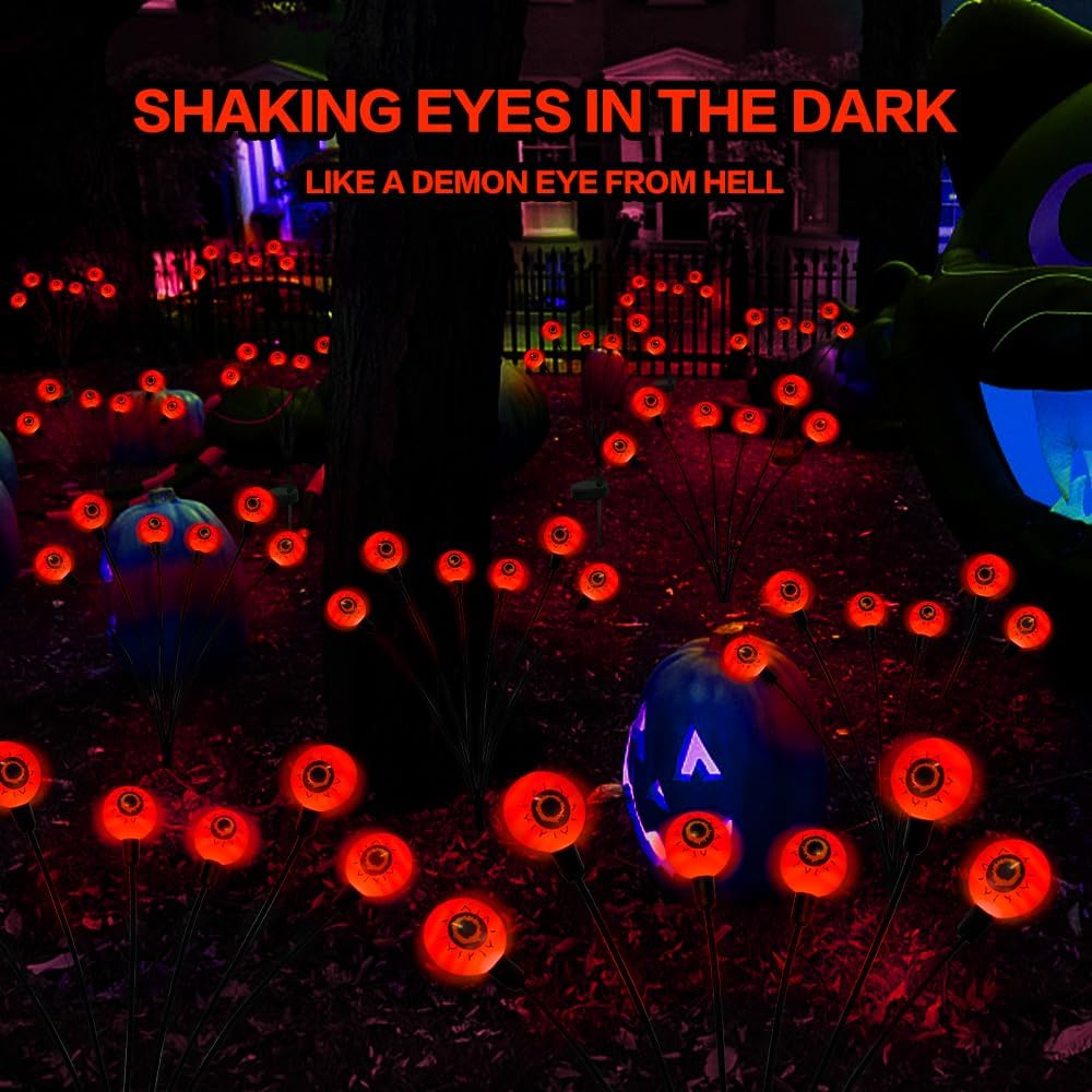 Haunting Glow | Halloween Solar Eyeball Lights