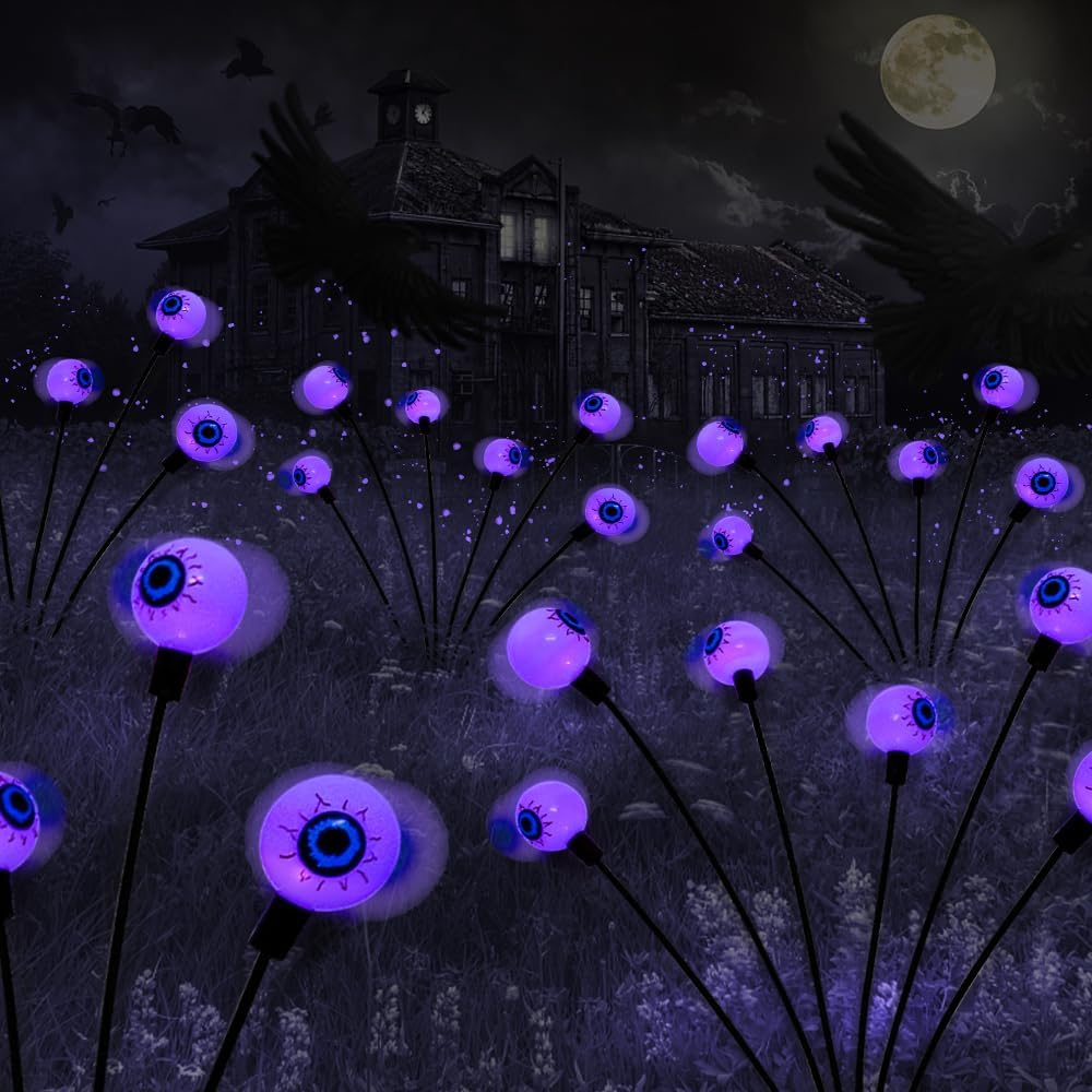 Haunting Glow | Halloween Solar Eyeball Lights