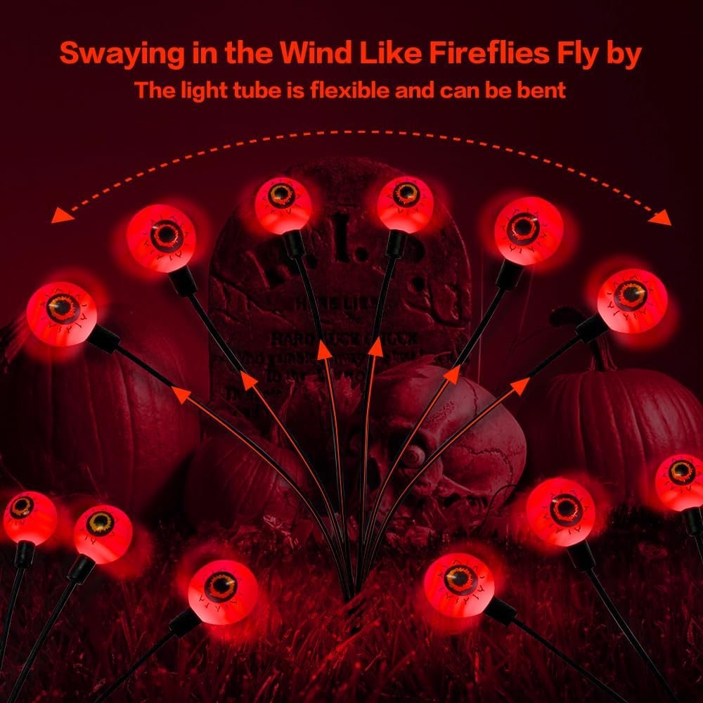 Haunting Glow | Halloween Solar Eyeball Lights