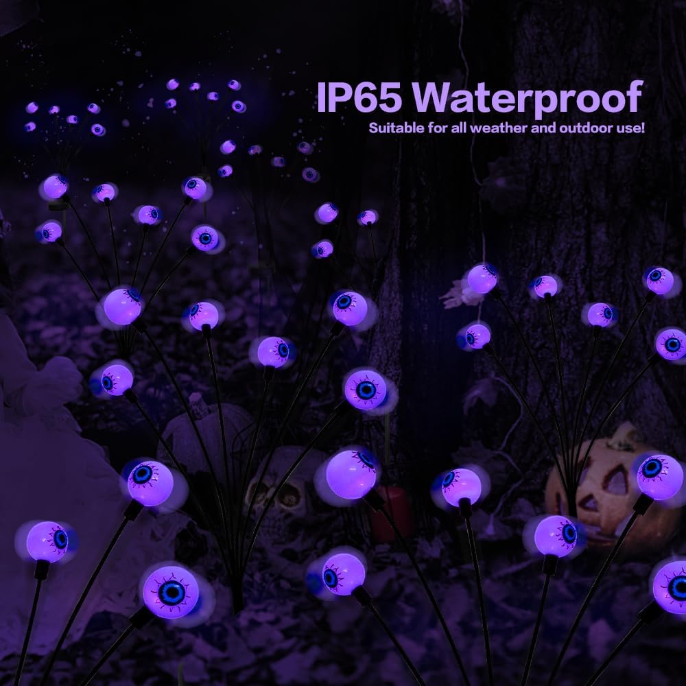 Haunting Glow | Halloween Solar Eyeball Lights