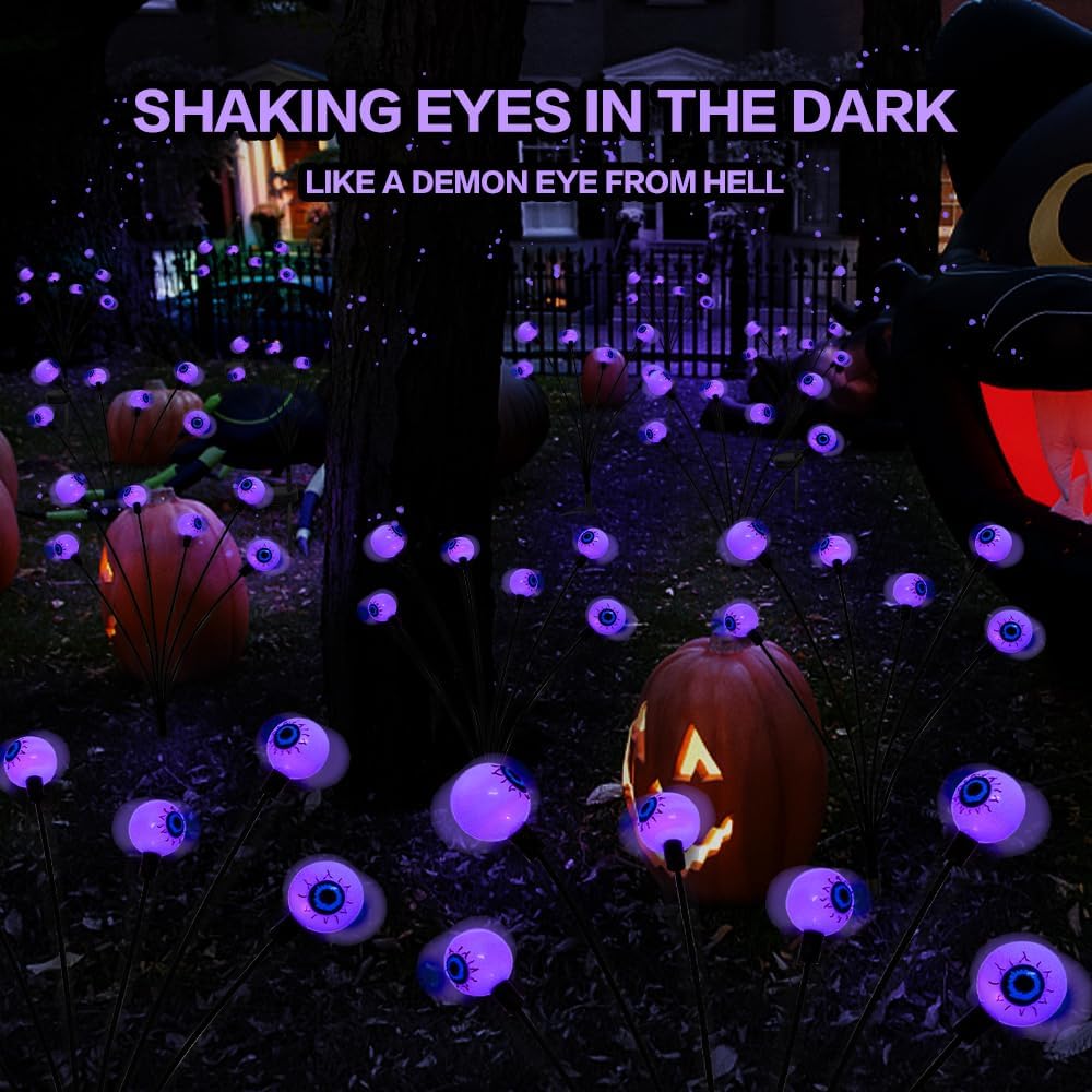 Haunting Glow | Halloween Solar Eyeball Lights