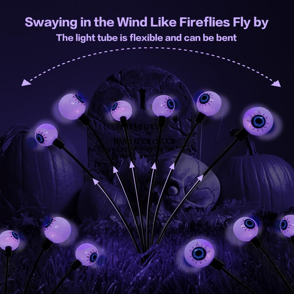 Haunting Glow | Halloween Solar Eyeball Lights