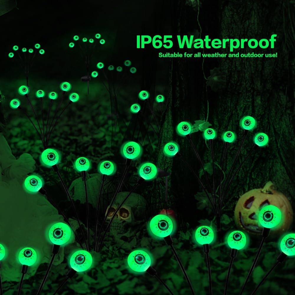 Haunting Glow | Halloween Solar Eyeball Lights