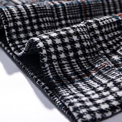 Men's Lapel Plaid Pocket Men's Jacket | Ponty