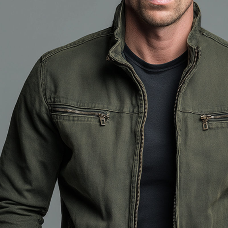 Mayfair Zip Leather Jacket