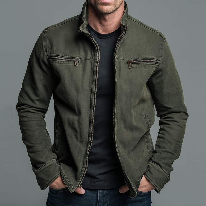 Mayfair Zip Leather Jacket