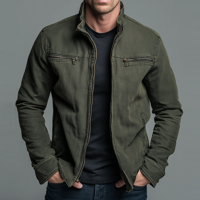 Mayfair Zip Leather Jacket