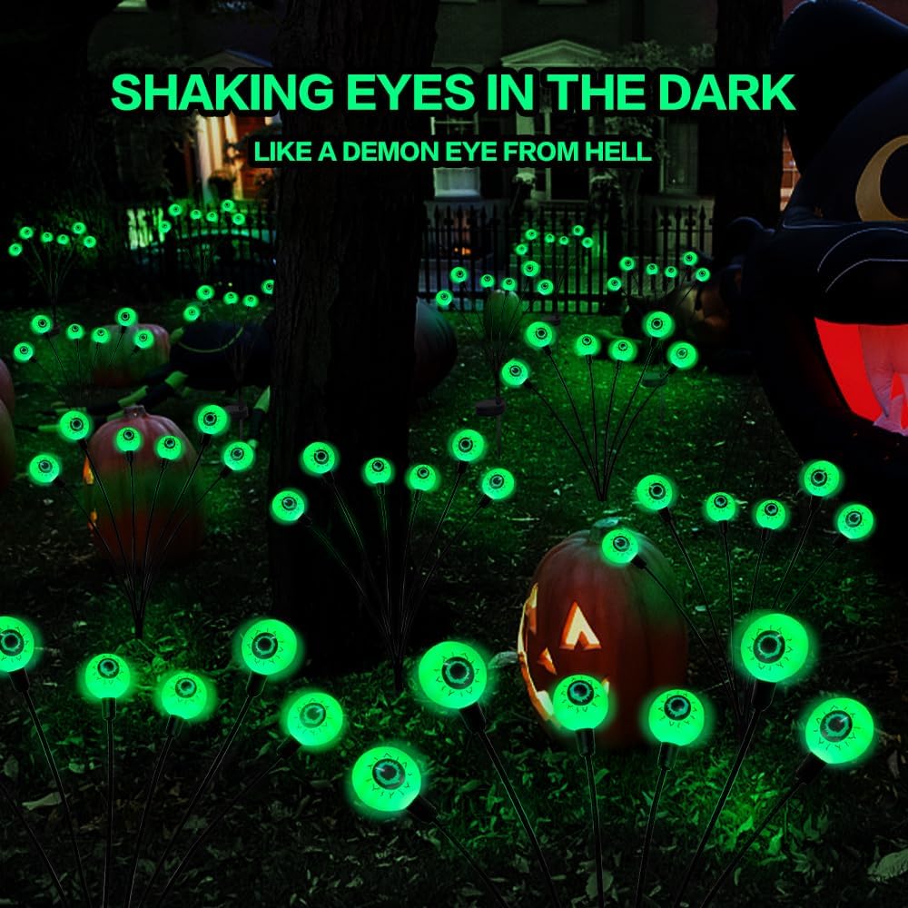 Haunting Glow | Halloween Solar Eyeball Lights