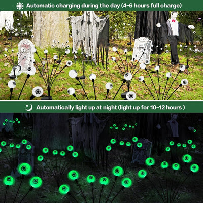 Haunting Glow | Halloween Solar Eyeball Lights
