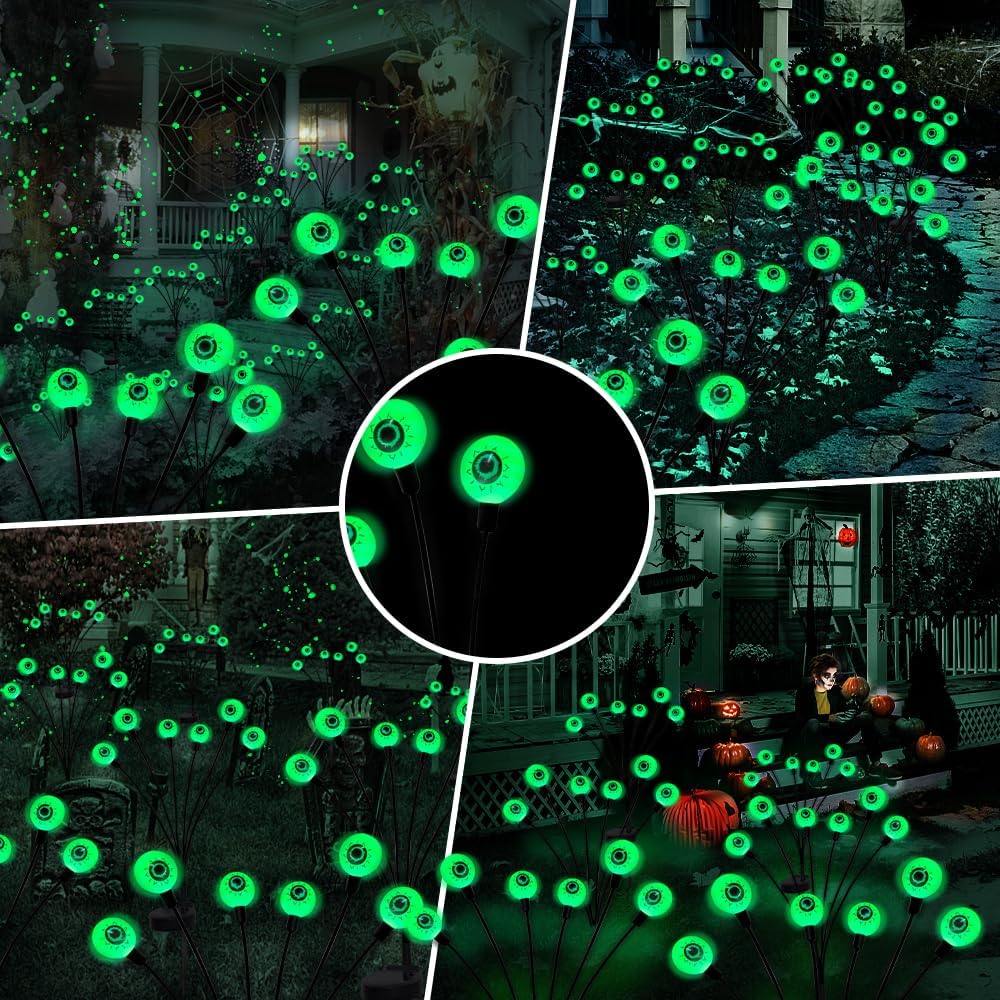 Haunting Glow | Halloween Solar Eyeball Lights