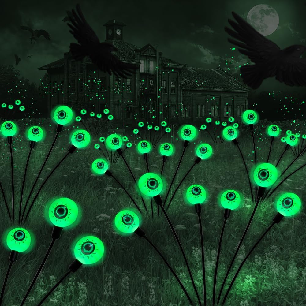 Haunting Glow | Halloween Solar Eyeball Lights