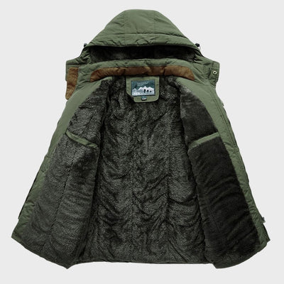 Adrian Men's Hooded Waterproof Winter Jacket | Ponty