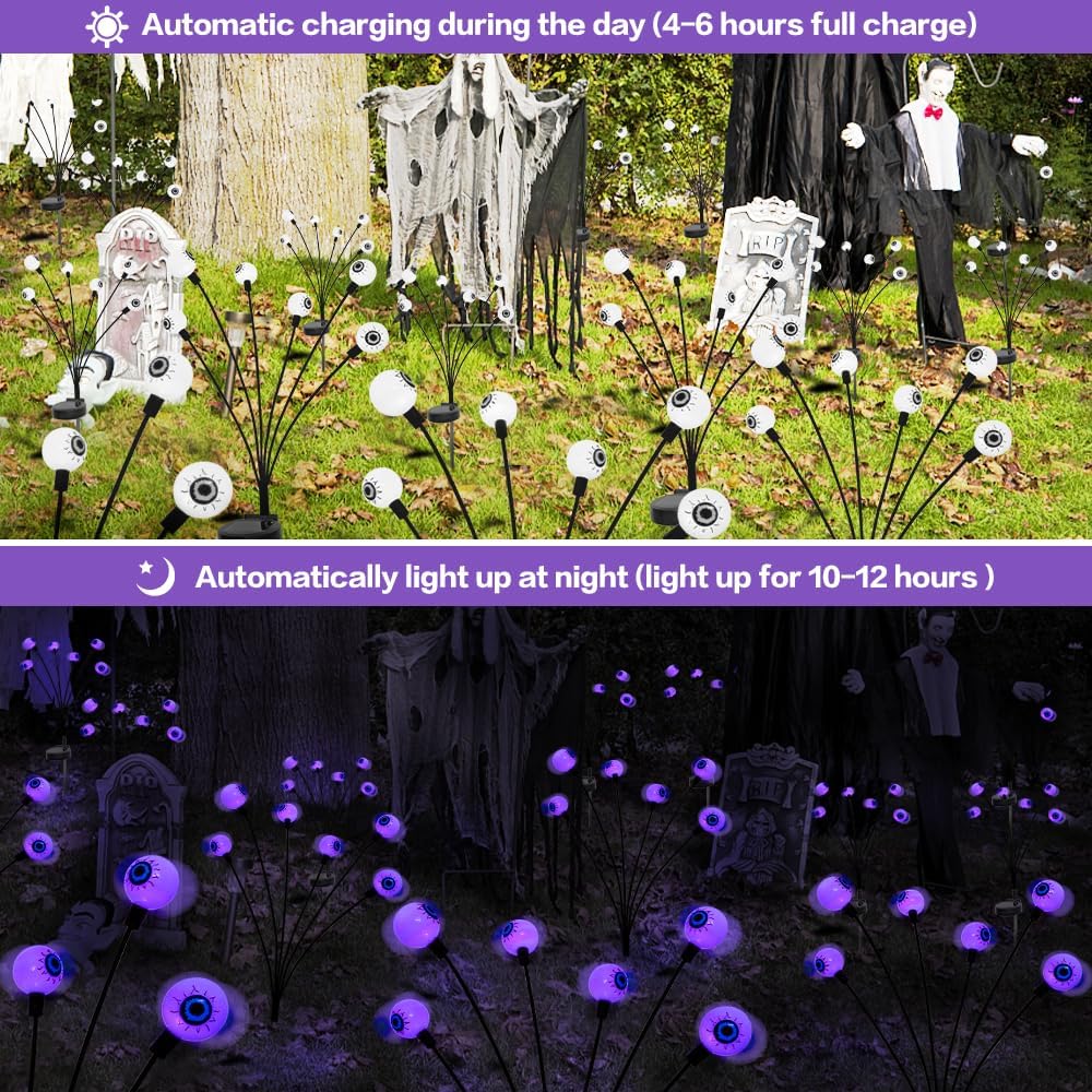 Haunting Glow | Halloween Solar Eyeball Lights