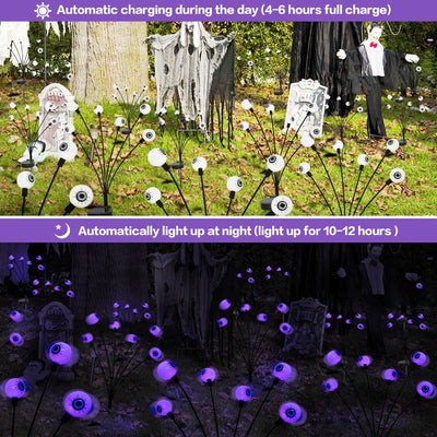 Haunting Glow | Halloween Solar Eyeball Lights