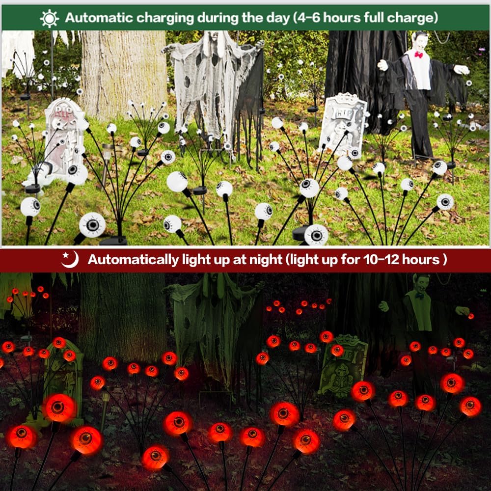 Haunting Glow | Halloween Solar Eyeball Lights