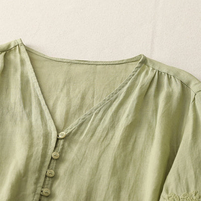 Renna – Linen Blouse