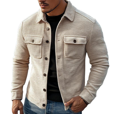 Men's Vintage Striped Lapel Jacket | Ponty