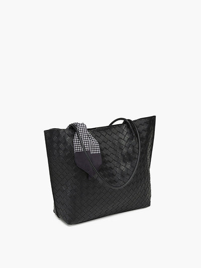 isabella™ Large Braided Tote Bag