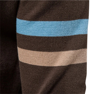 Atlas Retro Striped Bomber Jacket | Ponty