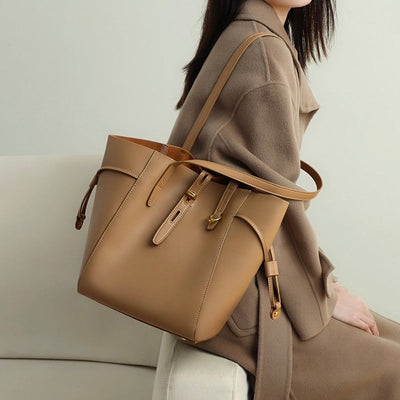 Regent | Vintage Lock Leather Tote