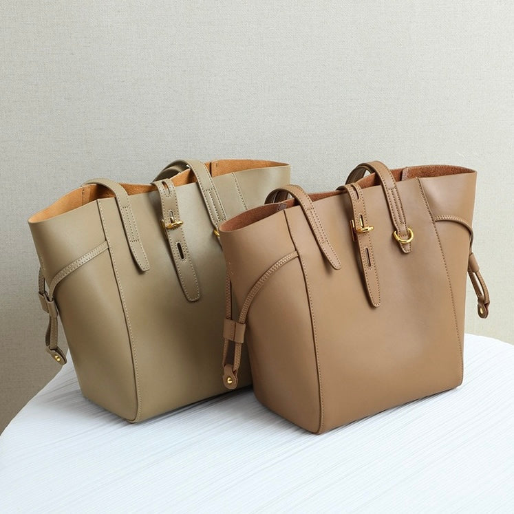 Regent | Vintage Lock Leather Tote