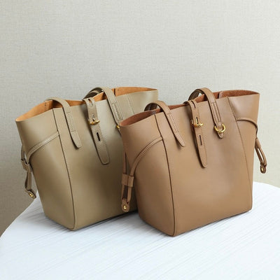 Regent | Vintage Lock Leather Tote