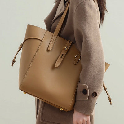 Regent | Vintage Lock Leather Tote
