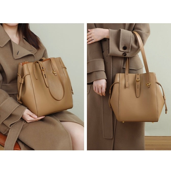 Regent | Vintage Lock Leather Tote