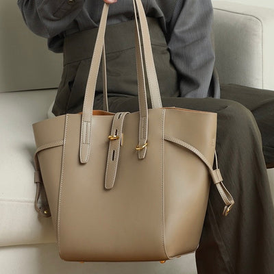 Regent | Vintage Lock Leather Tote
