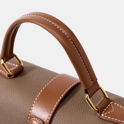 Kensington | Structured Leather Top Handle Bag
