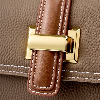 Kensington | Structured Leather Top Handle Bag