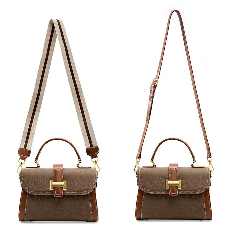 Kensington | Structured Leather Top Handle Bag