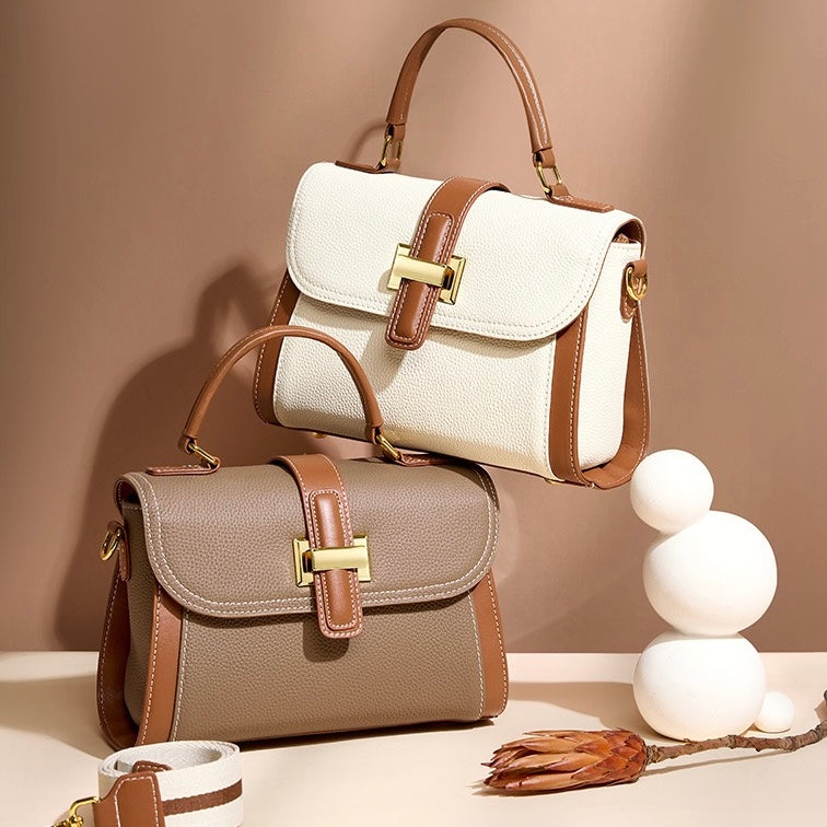 Kensington | Structured Leather Top Handle Bag