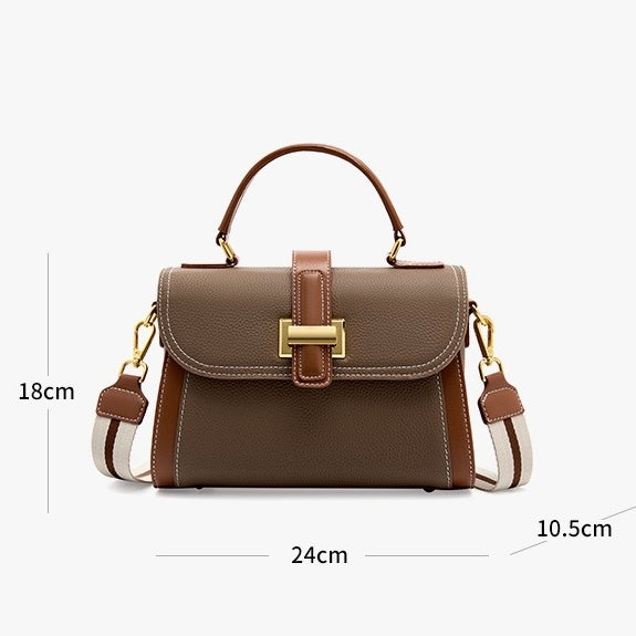 Kensington | Structured Leather Top Handle Bag
