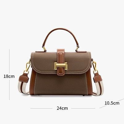 Kensington | Structured Leather Top Handle Bag