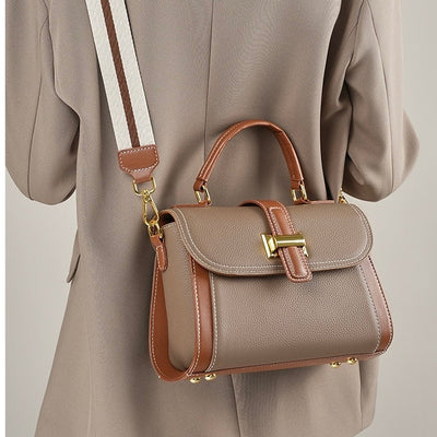 Kensington | Structured Leather Top Handle Bag