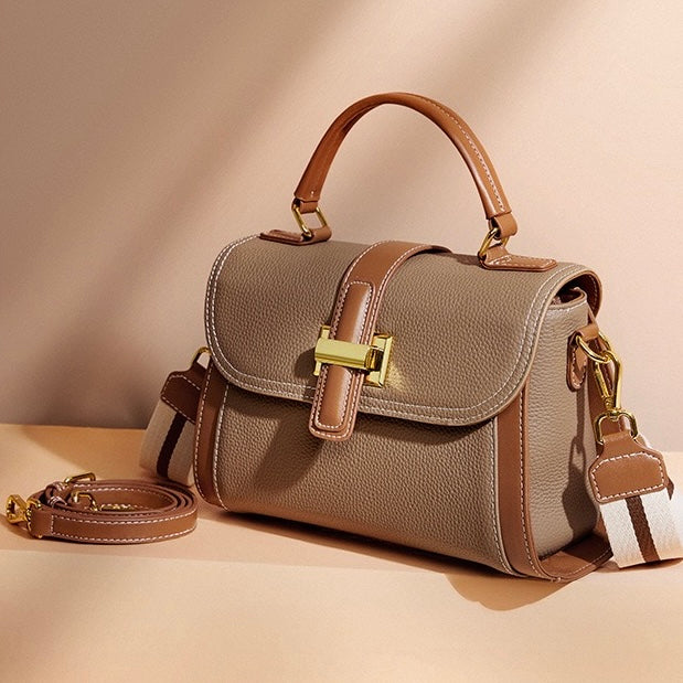 Kensington | Structured Leather Top Handle Bag