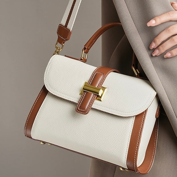 Kensington | Structured Leather Top Handle Bag