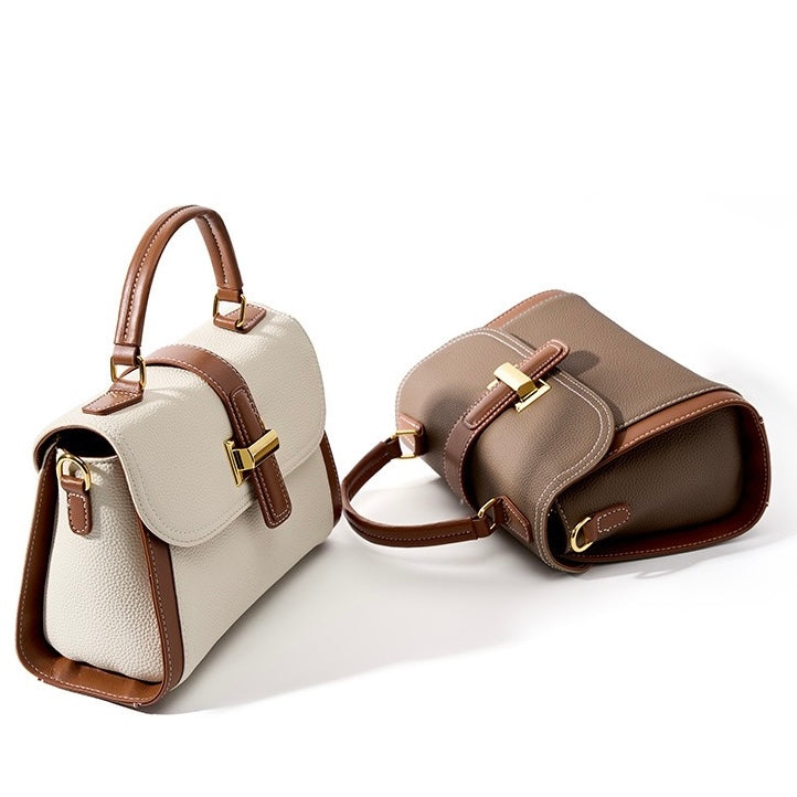 Kensington | Structured Leather Top Handle Bag