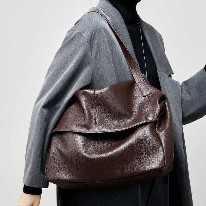 Covent | Retro Genuine Leather Minimalist Tote