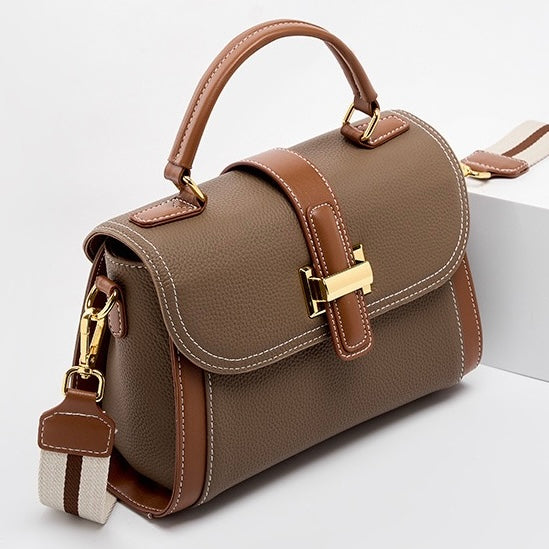 Kensington | Structured Leather Top Handle Bag