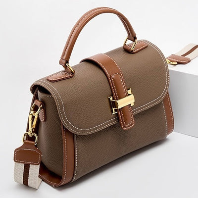 Kensington | Structured Leather Top Handle Bag