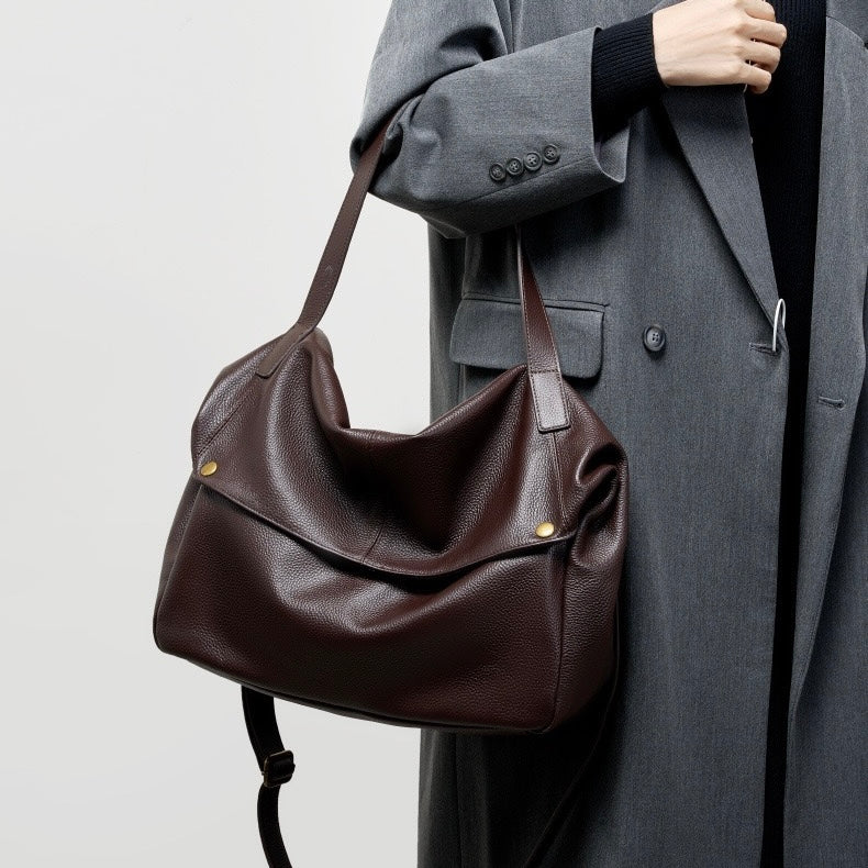 Covent | Retro Genuine Leather Minimalist Tote